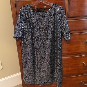 Wishlist Sparkling Black Sequin Mini Dress